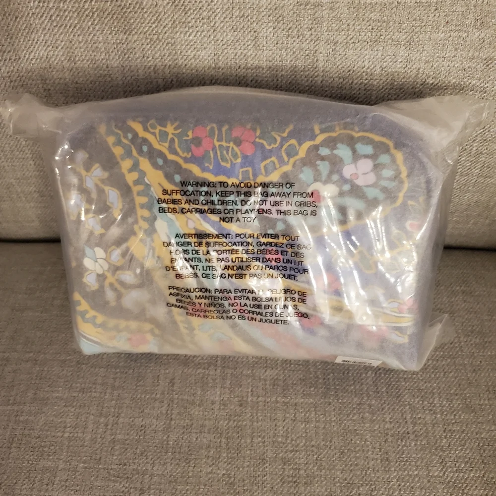 Vera Bradley Romantic Paisley Medium Cosmetic Bag